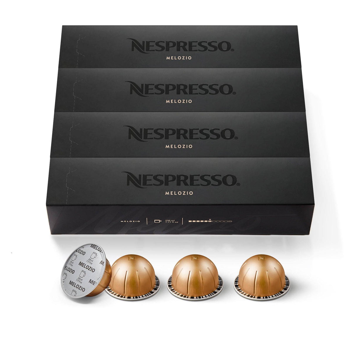 Capsules de café Nespresso Vertuo Melozio, boîte de 40