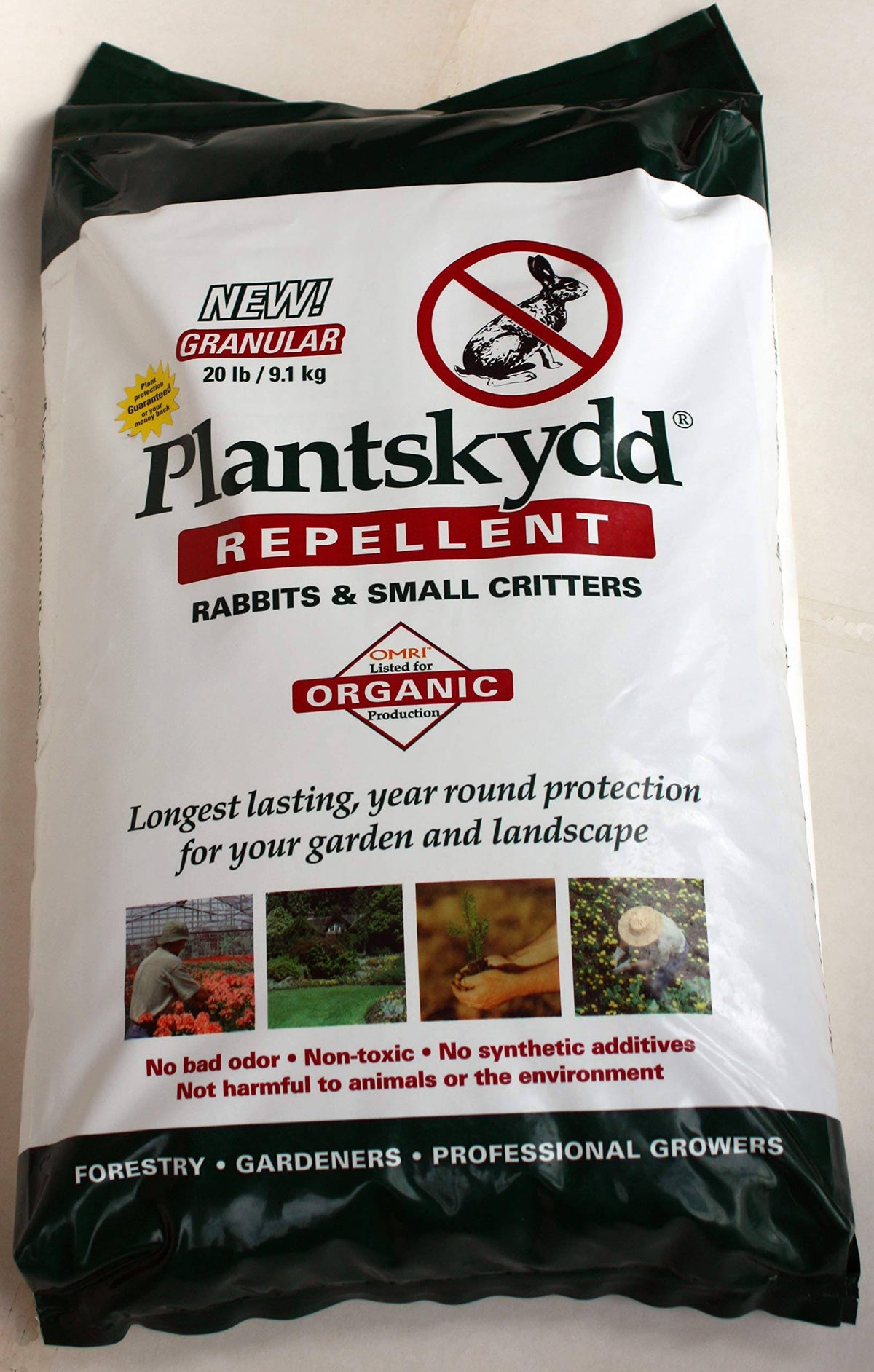 Répulsif organique Plantskydd pour lapins et petits animaux, granulés, 20 lb