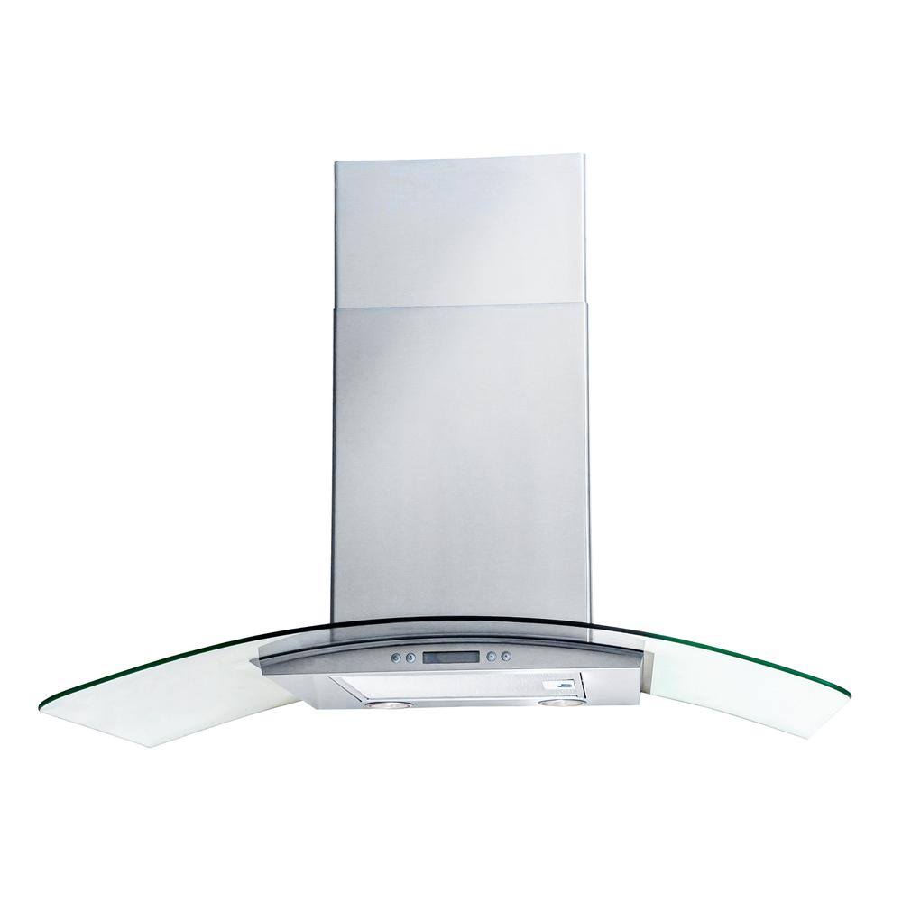 Hotte décorative murale en acier inoxydable Arietta ADK430SSA Dekor Glass de 30 po