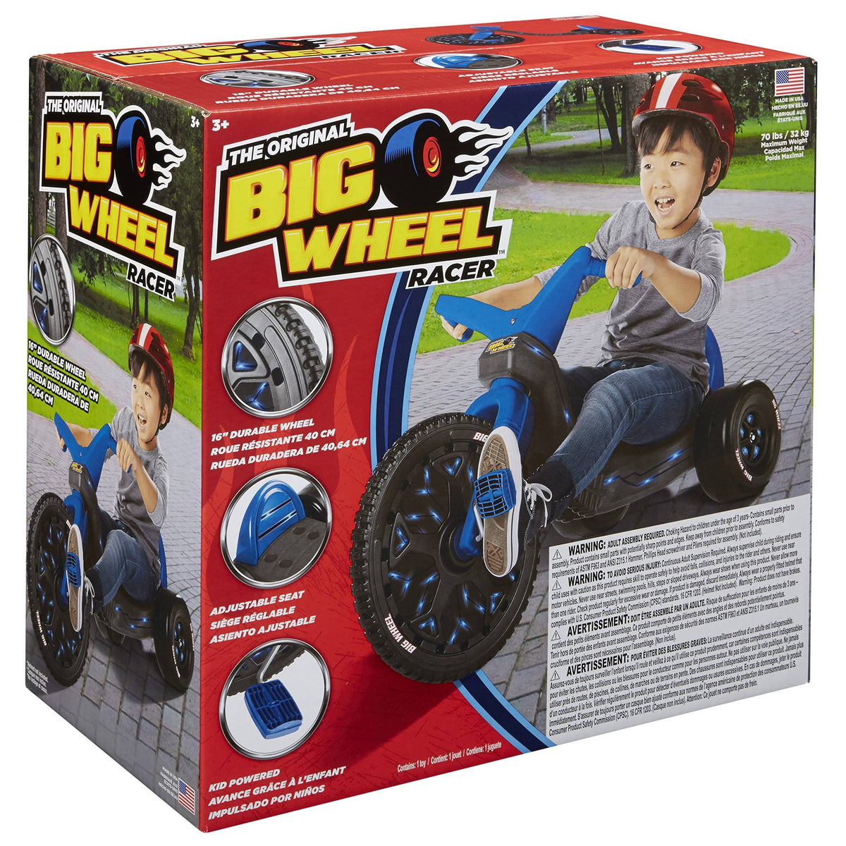 Le Big Wheel original – 16×22 bleu