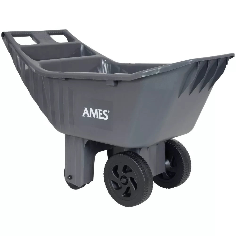 Chariot de jardin en polyéthylène Ames 2463875 Easy Roller, 4 pi³