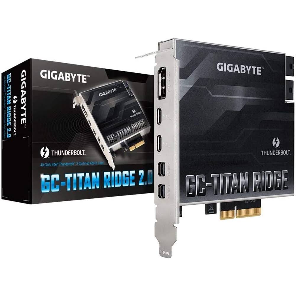 Carte PCIe GIGABYTE GC-Titan Ridge 2.0 Thunderbolt 3