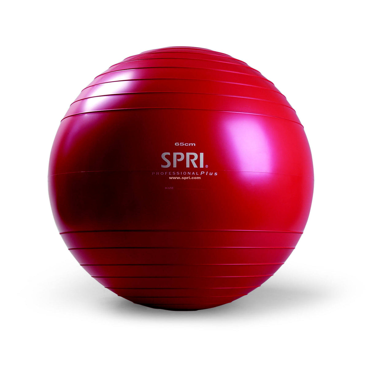 Ballon d'exercice professionnel Plus Spri, 65 cm, rouge