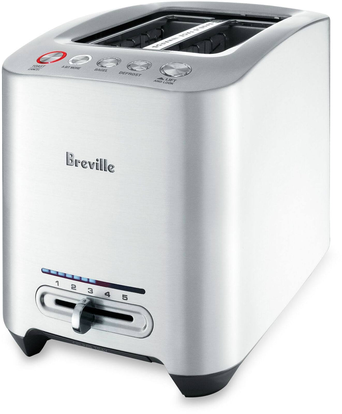 Grille-pain intelligent 2 tranches en fonte d'aluminium Breville