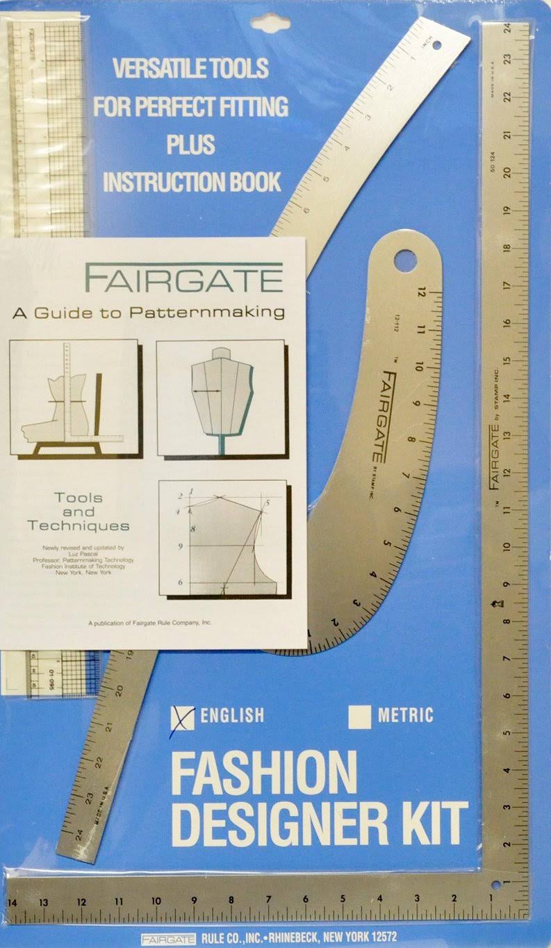 Kit de règles pour styliste Fairgate #15-102 (pouces)