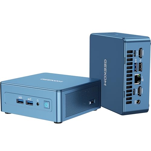 Mini PC GEEKOM IT13 Édition 2025, Intel Core i9-13900HK de 13e génération (3 ans de garantie), 32 Go de RAM/1 To SSD NVMe, Ordinateur de bureau compact NUC13 Windows 11 Pro pour la maison et le bureau | 8K UHD, USB4, WiFi 6E, BT5.2