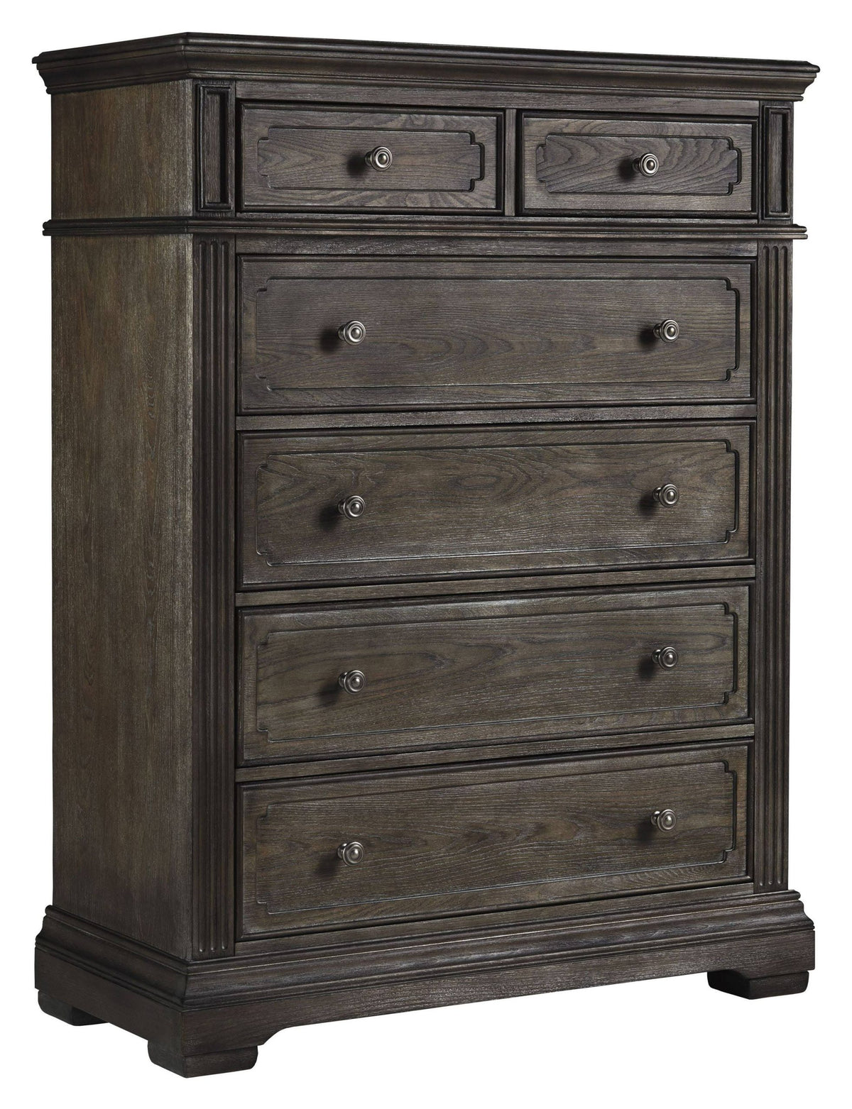 Mikalene – Marron métallisé – Commode six tiroirs B737-46