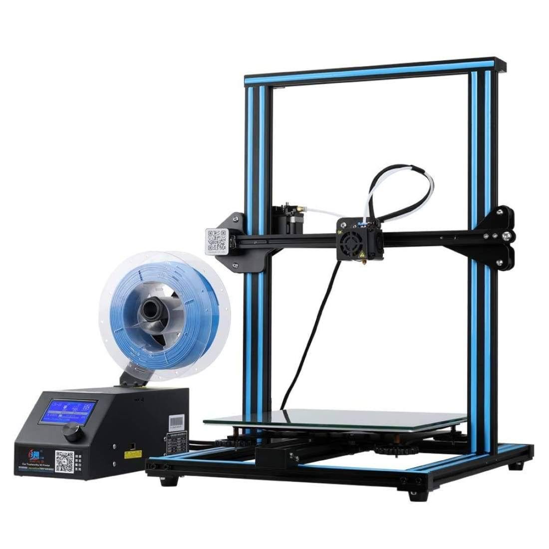 Imprimante 3D officielle Creality Open Source CR-10, cadre entièrement métallique, volume d'impression de 12x12x15,5 pouces et plateau chauffant inclus