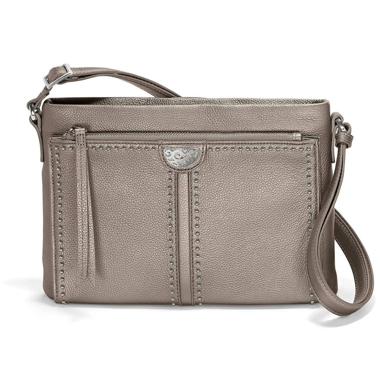 Sac bandoulière organisateur Brighton Jagger, coloris Zinc Pearl
