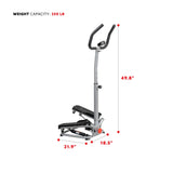 Stepper d'exercice Sunny Health & Fitness avec guidon – SF-S020027