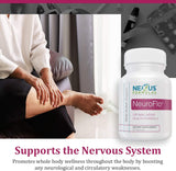 Complément alimentaire NeuroFlo de Nexus Formulas – Soutien de la circulation et des veines pour des jambes saines – Formule au marronnier d'Inde pour la fonction nerveuse, les engourdissements et les picotements