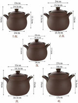 Casserole en céramique, faitout en terre cuite pour la cuisson, pot en terre, plat à gratin, plats en terre cuite, ustensiles de cuisine en céramique, potée japonaise, plat allant au four, grès.
