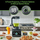 Blender haute performance Braun JB9041BK TriForce avec Smoothie2Go, noir