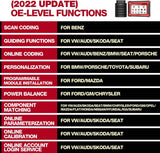 Outil de diagnostic OBD2 bidirectionnel THINKCAR THINKTOOL PRO pour tous les systèmes, 31+ fonctions de réinitialisation, programmation de clés, codage de variante, AutoAuth pour FCA SGW, 2 ans de mises à jour gratuites