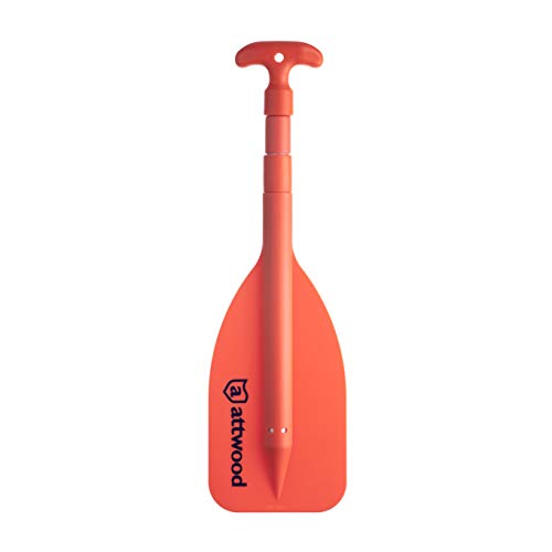Pagaie télescopique d'urgence Attwood pour bateau, orange