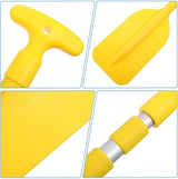 2 pagaies de kayak télescopiques pour bateau de rafting ou canoë en alliage d'aluminium et plastique