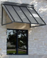 Auvent Awntech H23-US-7COP 7 pi Houstonian à joint debout en métal, cuivre – 92 x 24 x 36 po