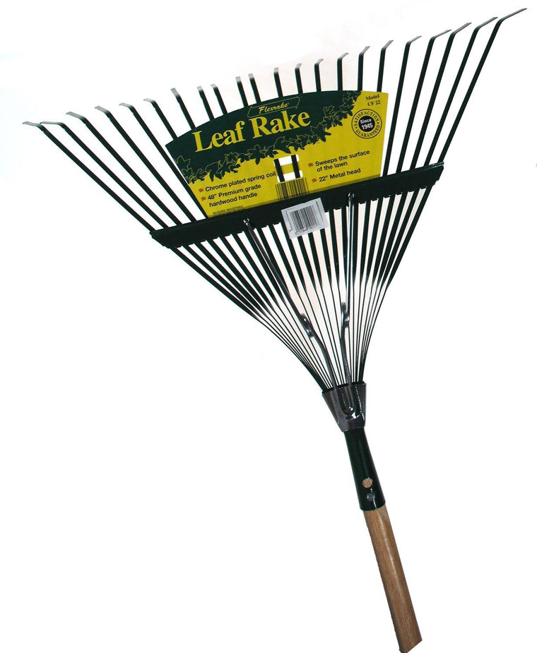 Râteau à feuilles Flexrake CF22, manche de 122 cm, tête de 56 cm avec ressort à action moyenne