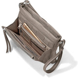 Sac bandoulière organisateur Brighton Jagger, coloris Zinc Pearl