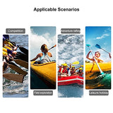 2 pagaies de kayak télescopiques pour bateau de rafting ou canoë en alliage d'aluminium et plastique