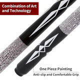 Queues de billard en composite de fibre de verre et graphite 18 oz, 19 oz, 20 oz, 21 oz, 58 pouces