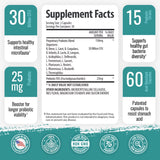 (2 flacons) 1 complément probiotique Body Probiotic 30 milliards d'UFC avec prébiotiques, 120 gélules végétaliennes résistantes à l'acidité pour favoriser la santé intestinale et soutenir le système immunitaire pour hommes et femmes