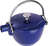 Bouilloire ronde en fonte Staub, 1 qt – Basilic, Fabriquée en France