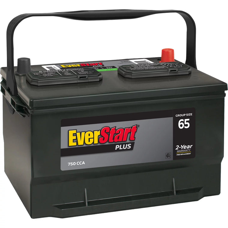 Batterie automobile au plomb EverStart Plus, groupe 65, 12 volts, 750 CCA
