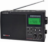 Radio portable numérique C. Crane CCRadio 3 à longue portée pour la réception AM, FM, météo NOAA avec alerte et bande radio amateur 2 mètres, avec Bluetooth