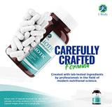 (2 flacons) 1 complément probiotique Body Probiotic 30 milliards d'UFC avec prébiotiques, 120 gélules végétaliennes résistantes à l'acidité pour favoriser la santé intestinale et soutenir le système immunitaire pour hommes et femmes