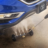 Nettoyeur haute pression à essence Westinghouse WPX3400, 3400 PSI et 2,6 GPM max, réservoir à savon intégré, pistolet et lance, ensemble de 5 buses, pour voitures/clôtures/allées/maisons/patios/meubles