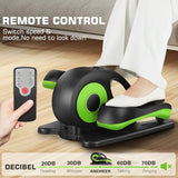 Vélo elliptique sous bureau ANCHEER – Appareil de pédalage silencieux pour seniors, bureau et domicile, équipement d'entraînement des jambes assis à faible impact, écran LCD intelligent, télécommande