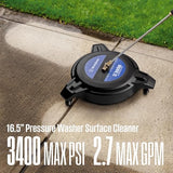 Nettoyeur haute pression à essence Westinghouse WPX3400, 3400 PSI et 2,6 GPM max, réservoir à savon intégré, pistolet et lance, ensemble de 5 buses, pour voitures/clôtures/allées/maisons/patios/meubles