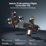 Drone FPV BETAFPV Meteor75 Pro Brushless Whoop avec contrôleur de vol Matrix 1S 3-en-1 HD, moteur 1102 22000KV, hélices tripales 45 mm, compatible avec l'unité aérienne O4 pour les cinéastes et passionnés de FPV, vol en intérieur et extérieur – PNP