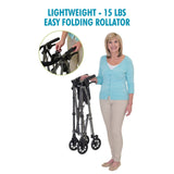 Déambulateur compact Able Life, bleu cobalt – L'unité