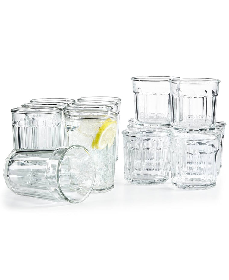 Service de 16 verres multifonctions Luminarc, transparent