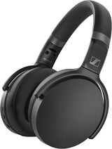 Casque sans fil SENNHEISER HD 450BT Bluetooth 5.0 avec réduction de bruit active – 30 heures d'autonomie, recharge rapide USB-C, bouton d'assistant vocal, pliable – Noir