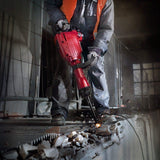 Marteau-piqueur XtremepowerUS 61116-XP avec burin et pelle, marteau de démolition électrique robuste 2200W pour béton et construction