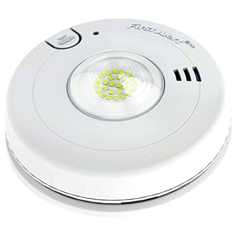 Détecteur de fumée et stroboscope LED 120V Brk 7020BSL neuf
