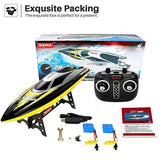 Bateau télécommandé, bateau Syma Q7 pour piscines et lacs avec 2,4 GHz, 25 km/h, haute vitesse
