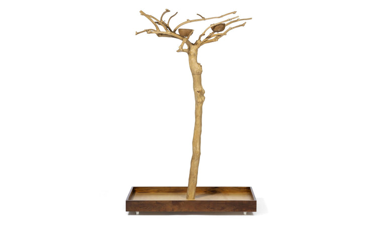 Perchoir sur pied pour oiseaux Prevue Pet Products, style arbre en bois de caféier, modèle nº 2, petit