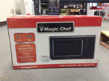 Four à micro-ondes de comptoir Magic Chef de 0,7 pi³ (noir avec cavité grise)
