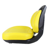 E-AUC11188 Siège Deluxe Jaune pour tracteurs de pelouse John Deere X360, X340, X324, X320, X300R, X304, X300, X305R, X310, X330, X350, X350R, X354, X384, X380, X370, X394, X390, X580, X570+