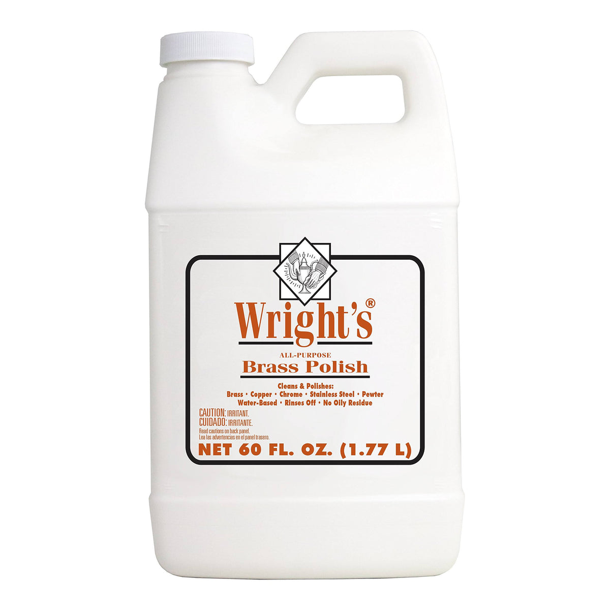 Polissoir pour laiton Wright's, 60 fl oz
