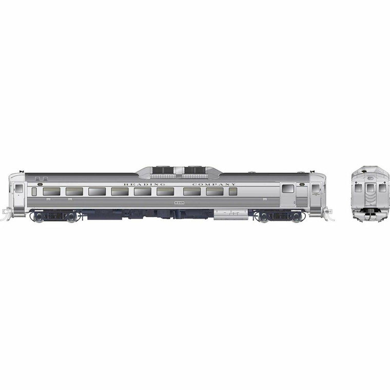 Rapido Trains – Budd RDC2 Phase 1C HO avec DCC et son, RDG n° 9165 – 16652