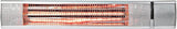 Chauffage de terrasse intérieur et extérieur Comfort Zone CZPH20RSL – Appareil de chauffage mural avec tube halogène et puissance thermique réglable – Chauffage étanche pour espaces résidentiels et commerciaux
