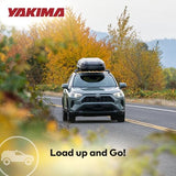 Coffre de toit Yakima, caisson de rangement rigide pour véhicule avec serrure SKS, SkyBox NX XL, 510 litres, noir