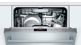 Bosch – Lave-vaisselle encastrable à commandes intégrées de 24 po de la série 800 avec CrystalDry, cuve en acier inoxydable, 3e panier, 40 dBa – Acier inoxydable