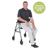 Déambulateur compact Able Life, bleu cobalt – L'unité