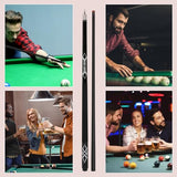 Queues de billard en composite de fibre de verre et graphite 18 oz, 19 oz, 20 oz, 21 oz, 58 pouces